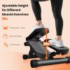 Mini Stepper with Resistance Bands – Portable Full-Body Cardio & Strength Workout Machine
