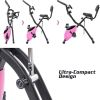 Folding Exercise Bike – Upright & Recumbent X-Bike with 10 Resistance Levels