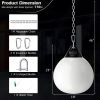 18 Inch Water Punching Bag with Adjustable Metal Chain for Home Gym
